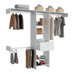 RTA DESIGN - Closet Abierto Manchester 250X200X41 Blanco