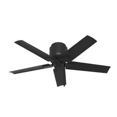 HUNTER FAN - Ventilador De Techo Industrial Sin Luz 5 Aspas 4196 CFM Negro