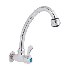 GRIFOS CENTER - Grifería De Pared Para Lavaplatos Manija Tipo Palanca Consumo 5 l/min