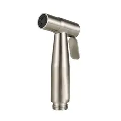 GRIFOS CENTER - Kit de Ducha Bidet Acero + Soporte + Manguera 120cm