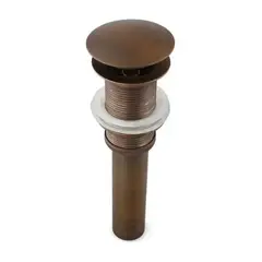 GRIFOS CENTER - Desague De Push Para Lavamanos Bronce Vintage