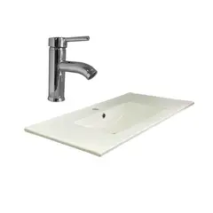 INKORPORAR - Kit lavamanos incrustar farzi 90x46+griferia