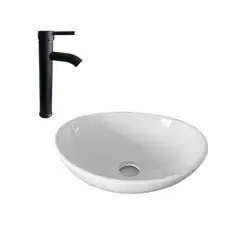 INKORPORAR - Kit Lavamanos Vessel Siena+Grifería Mezclador