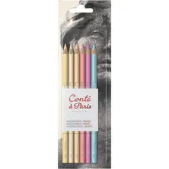 CONTE - Juego Lapiz Pastel x 6 Porta Retrato Rf 50112