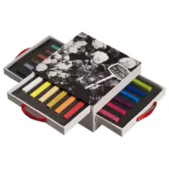 CONTE - Caja Tiza Pastel Cuadrada x 18 Rf 50097