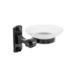 GRIFOS CENTER - Jabonera Rectangular En Aluminio Con Plato En Cristal