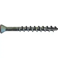 GENERICO - Tornillo Autoperforado para Madera Cabeza Estrella N. 7 X 6.35 cm Verde