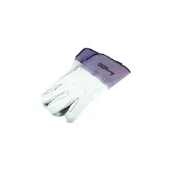 FORNEY HIDE - Guantes Forney Hombre L Soldadura con Palma en Cuero Azul y Puño Largo
