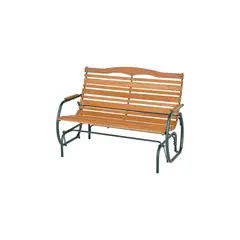 JACK POST - Hamaca Doble Madera Natural Acabado Bronce