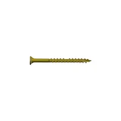 GENERICO - Tornillo Autoperforado para Madera Mando Estrella N. 9 X 6.35 cm Tostado