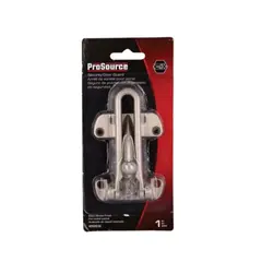 PROSOURCE - Guardapuertas de Seguridad en Zinc con Acabado Cromo Satinado