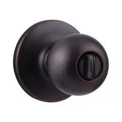 KWIKSET - Cerradura de Pomo para Alcoba Polo Bronce Veneciano