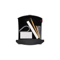 GIBRALTAR MAILBOXES - Buzón Rural Estándar N. 1 Plástico Negro