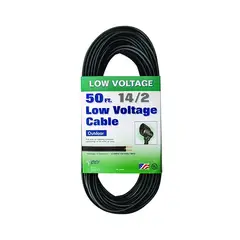CCI - Cable de Bajo Voltaje para Jardín de 14 AWD 2 Conductores X 15.24 m