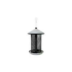 undefined - Comedero de Aves de Malla Doble Color Gris