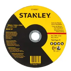 STANLEY - Disco Corte Fino T41 7" X 1/16" X 7/8"