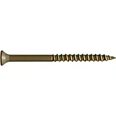 GENERICO - Tornillo Autoperforado para Madera Mando Estrella N. 9 X 7.62 cm Tostado