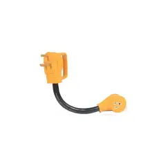 POWER GRIP - Adaptador Macho 30 A / Hembra 15 Amperios 30.48 cm 125 V 1875 W