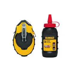 DEWALT - Carrete para Cuerda con Tiza Roja 30.48 m