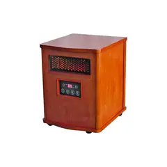 COMFORT GLOW - Calentador Eléctrico Infrarrojo Color Roble