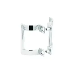 undefined - Juego de Manijas para Puerta de Ducha Cromado 5.08 cm