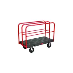 RUBBERMAID - Carro Industrial para Paneles con Alta Capacidad y Estructura Reforzada