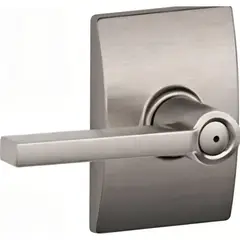 SCHLAGE - Cerradura de Manija Níquel Satínado para Puerta de Entrada