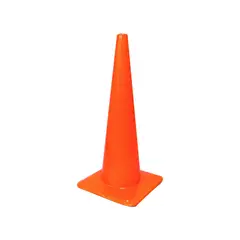 undefined - Cono de Seguridad de 71.12 cm Naranja con Brillo Diurno