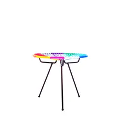 VALENTE - Mesa Exterior 1 Pieza Metal Fibra Sintética Lili Multicolor
