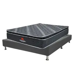 VIRTUAL MUEBLES - Combo Base Cama Presidencial + Colchón 200X200