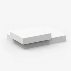 FORA - Mesa Plástica Polietileno 122X60X45Cm Summer Blanca
