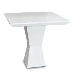 FORA - Mesa Plástica Polietileno 80X80X80Cm Indiana Blanca