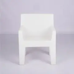 FORA - Sillón Con Brazos Polietileno Quadri Blanco