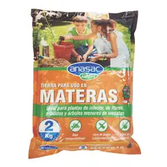 ANASAC - Tierra para Uso en Materas 2 Kg