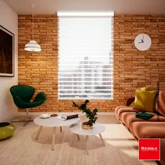 REGGIA - Cortina Sheer Deluxe 100x180cm Blanco