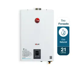 RHEEM - Calentador 21 Litros a Gas Natural Tiro Forzado Digital