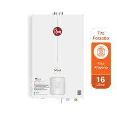 RHEEM - Calentador 16 Litros Gas Natural Tiro Forzado Digital