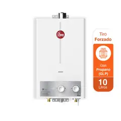 RHEEM - Calentador 10Lt Gas Propano Tiro Forzado