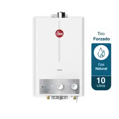 RHEEM - Calentador 10lt Gas Natural Tiro Forzado