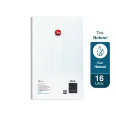 RHEEM - Calentador 16 Litros Gas Natural Tiro Natural Digital