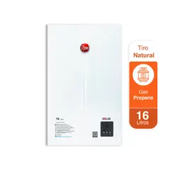 RHEEM - Calentador 16 Litros Gas Natural Tiro Natural Digital