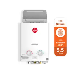 RHEEM - Calentador 5.5 Litros Gas Natural Tiro Natural