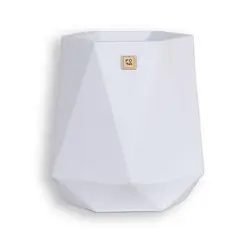 FORA - Matera Plástica Origami 14.5X14.5X20Cm Blanco