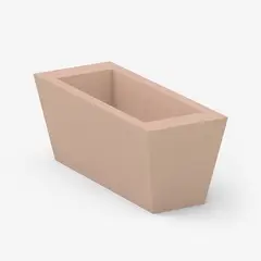 FORA - Matera Plástica Rectangular Matina Lisa 98X40X39Cm Arena