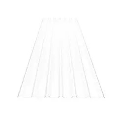 TEJAS KOYO - Teja Policarbonato Trap Transparente 0.82 X 6.10 m X 10 Unidades
