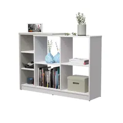 INVAL - Biblioteca Multi Usos 81.8X116.6X30.0Cm Blanco-Chantilli