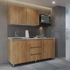 undefined - Cocina Integral Frost 1.80 Metros Miel - Sin Mesón