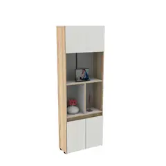 MODUOFI - Biblioteca Allan 182.5x:60x:26.3cm Color Germany Blanco