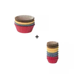 TESCOMA - Combo Moldes de Papel Delicia Color 200 Piezas 4cm-100 Piezas 6cm
