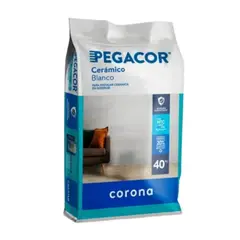 undefined - Pegante Cerámico Pegacor Para Interiores Blanco 40 Bajo En Polvo kg